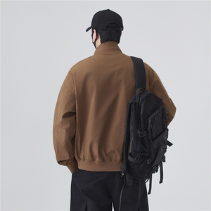 JK007无影墙 大口袋工装教练飞行员夹克 聚酯纤维(S-3XL)TP38图片