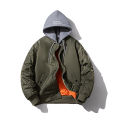 现货4色秋冬带帽情侣外套飞行服外套棉服夹克货号:8832，男装夹克，电商A105