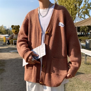 针织开衫男女韩版潮流帅百搭2023秋冬季新款ins毛衣外套MZ017-P47图片