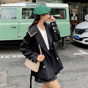 现货 271-9712 新款花边撞色小西装,女装西装,浙宝271