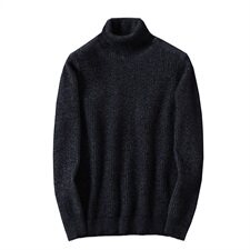3200冬季新款加厚高领仿貂绒标准版型毛衣，男装针织衫/毛衣，钱塘2010-1