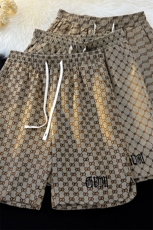 毛毯钢印短裤男大码M-5XL五分裤男成分聚酯纤维DK8705P35控49，男装牛仔裤，星座227-7