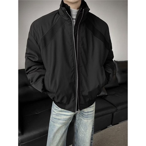 【001】立领外套男加厚加棉宽松休闲夹克棉服上衣A079-M669-P75图片