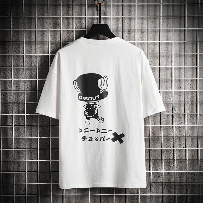 【】A003-HT1052-P30夏装新款卡通印花时尚T恤网格挂拍,男装T恤,电商A003