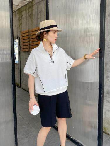 休息时尚短袖上衣，女装，欧倪