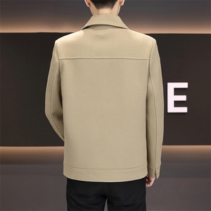 秋季新款男士商务休闲百搭简约纯色夹克外套上衣男7911P90图片