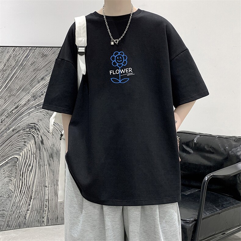 纯棉短袖t恤男大码半袖打底衫宽松体恤衫DX17274-P20大皂风,男装T恤,电商A040