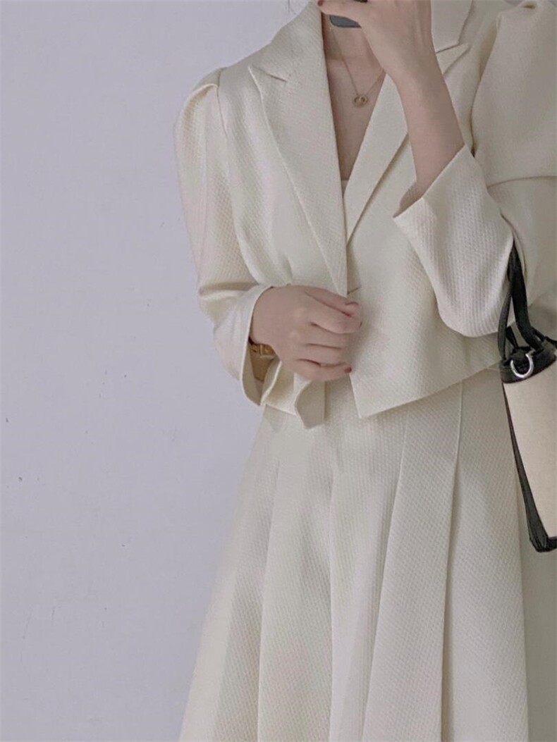 小西服套装，女装职业装，驿谷