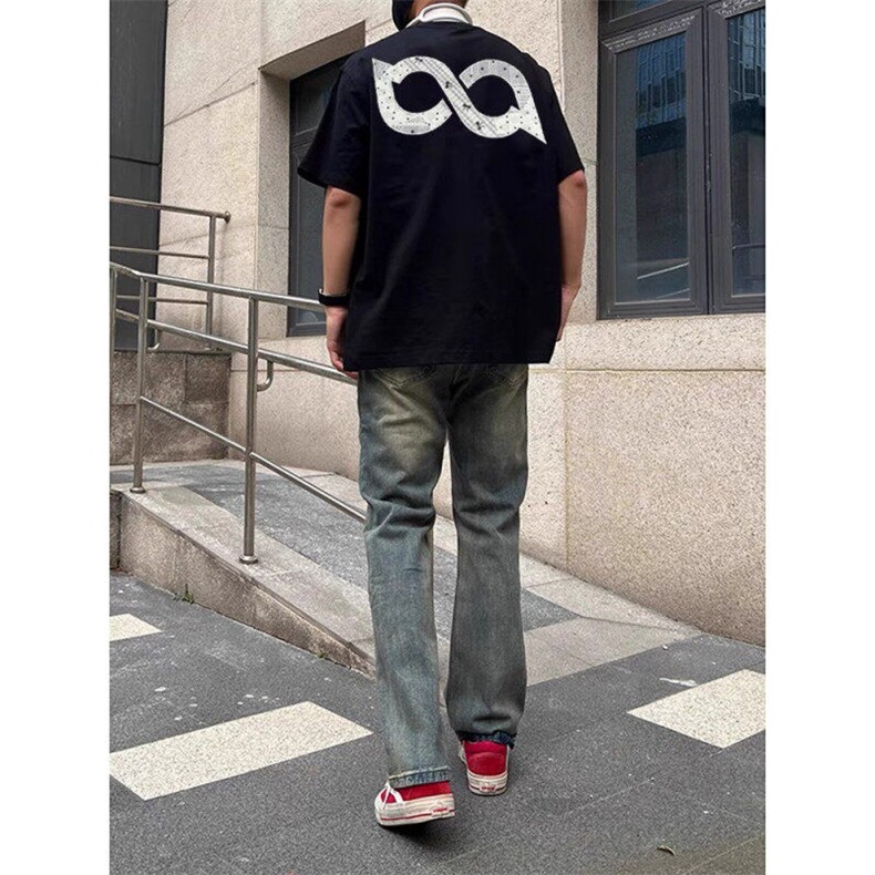 原版贴布刺绣纯棉短袖ZX0201-P35,男装T恤,星座313A(原308A-2)