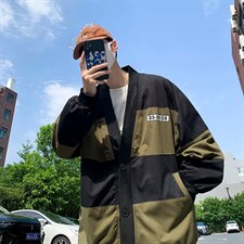 潮流夹克潮男休闲时尚外套单排扣棒球领A3P55，男装夹克，星座1116-2