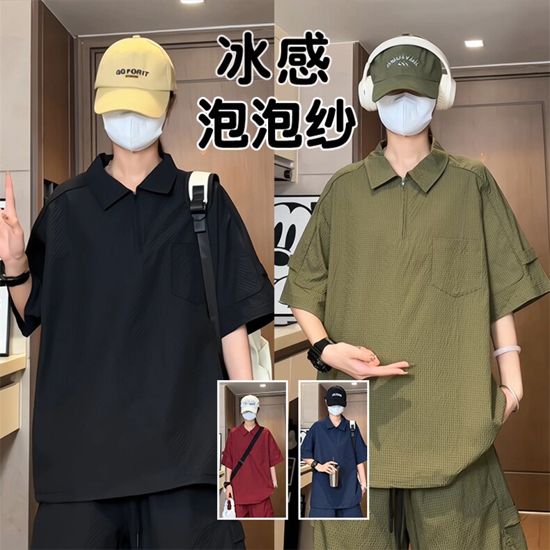 量大优供视频夏款polo衫短袖t恤男CP76-特p25,男装T恤,电商B371