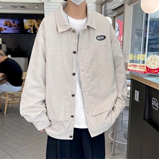 春秋季百搭休闲宽松灯芯绒夹克男士JK151-P60，男装夹克，星座1204