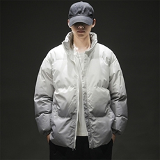 冬季男士新款加厚宽松立领渐变棉衣上衣外套青年棉服8890-特P55，男装棉衣，星座1403A