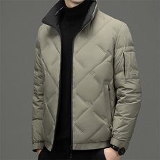 BF22960钱塘2020-2秋冬新款中年男士羽绒服休闲百搭立领外套P230，男装羽绒服，钱塘207-2