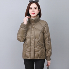 《冬季新款》时尚立领羽绒服女短款修身显瘦保暖外套，女装羽绒服，婷思杰（原婷想服饰）