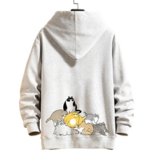 KS21155-P38连帽开衫卫衣男运动外套大码班服砖墙挂拍，男装卫衣，电商A040A
