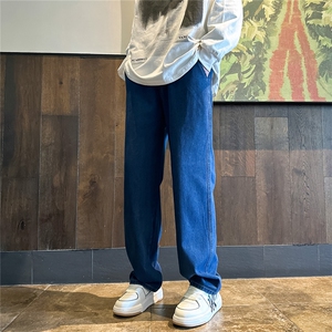 K1220-p30-控59 oversize cleanfit黄泥牛仔裤直筒裤老爹裤长裤图片