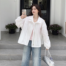 2025夏装新款简约宽松休闲女装外套，女装短外套，米莱
