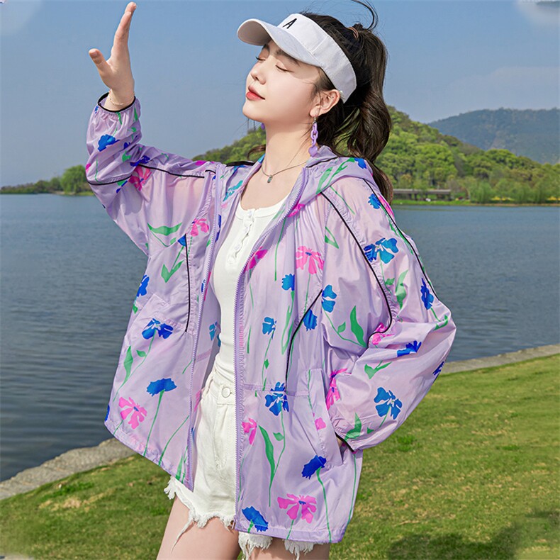 防晒衣女夏2025年新款防晒服RF2C290-2803#-P85-K138,女装短外套,蝶眷