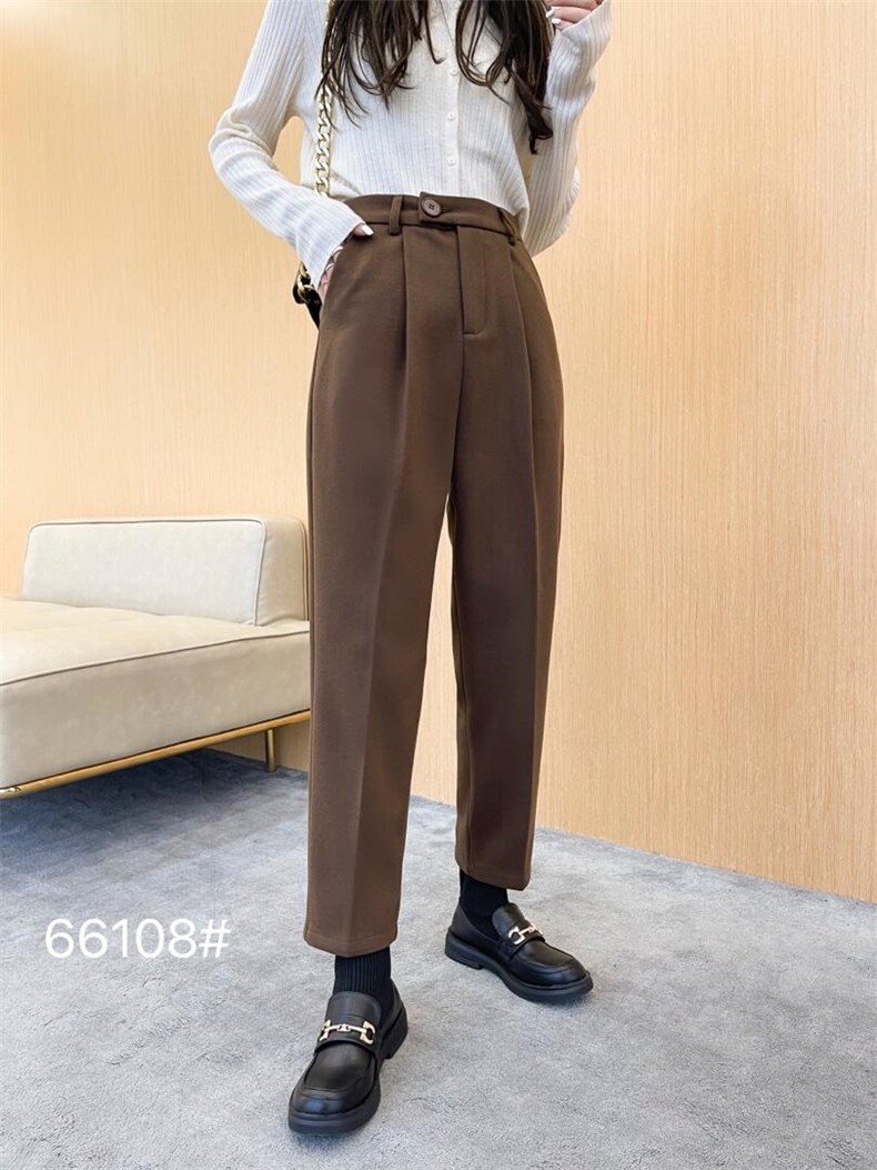 冬季新款尼料拉绒时装裤，其它，千百莲