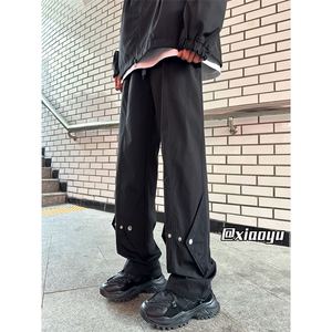 XZ616 春季新款铆钉设计感防水休闲冲锋裤 TY2419 P45控58图片
