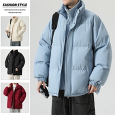 得物二开立领假两件石墨烯内里棉服棉衣外套9088特P85控118，男装棉衣，电商A309