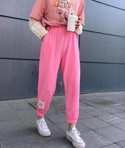 2021彩色卫裤SML，女装休闲裤，尚映