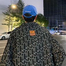 美式复古水洗满印牛仔夹克男春季休闲宽松翻领外套JK866-P70，男装夹克，星座1103-3