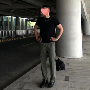（网图慎用）特批P42无差价骑行凉感冰丝速干运动休闲裤男K5976B图片