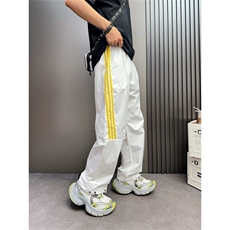 夏季新款美式三条纹速干裤子男生潮牌宽松直筒裤百搭休闲运动长裤，女装休闲裤，星座506A