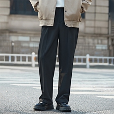 男士休闲西裤2025新春秋季宽松直筒西装裤垂坠感长裤子潮K2021p95，男装休闲裤，电商A355（原A415）