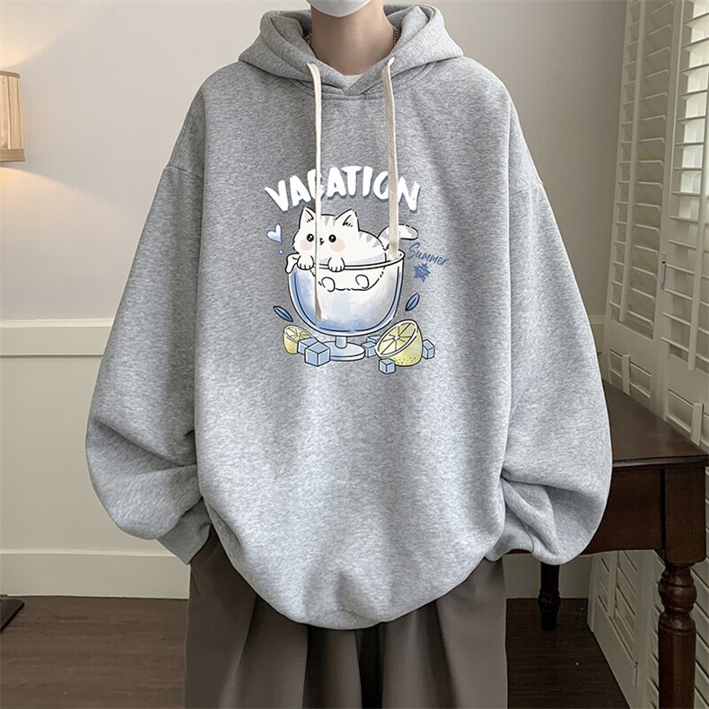 连帽卫衣男大码胖子帽衫大号运动服WY2408-P35,男装卫衣,电商A040