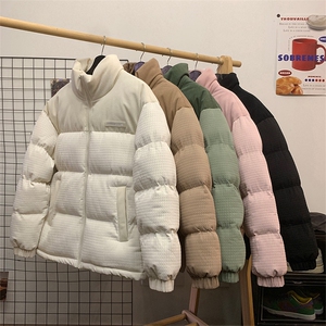冬季加厚冬新款潮牌棉袄外套玉米格情侣棉衣面包服 A436-0899-P85图片