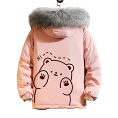 MM48236-P130冬季大毛领衣男士大码加厚袄男服砖墙，男装棉衣，电商A040A