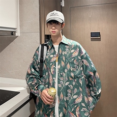秋男潮男休闲修身长袖衬衫格子衬衣227-2*CY01*P50控68，男装衬衫，星座227-2