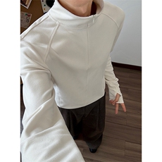 保暖德绒打底衫半拉链上衣女修身内搭t恤男5Q1137-TP2549，男装T恤，电商A102