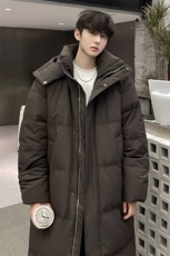 棉服男冬季新款港风宽松连帽加长款保暖外套YR926-P205，男装棉衣，星座214-3
