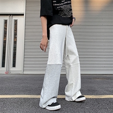 现货320克华棉潮流百搭撞色重磅卫裤DSA059-ZK7921-P60控78，男装休闲裤，电商A059