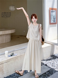 主推重工艺女夏新款休闲减龄穿搭套裙两件套A2609-148-K228图片