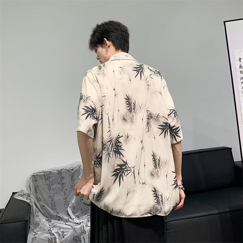 风原版面料短袖衬衫HJ01P33,男装衬衫,星座1116-2
