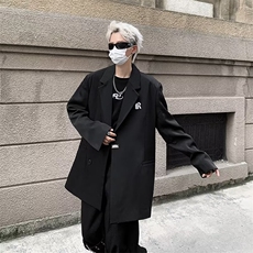 高级感西装外套男秋季ins小众痞帅休闲西服宽松潮流韩版制服，男装夹克，星座716-3