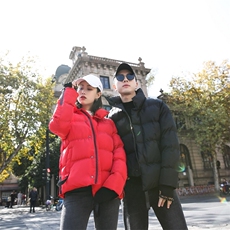 棉衣男立领棉衣情侣装短款棉衣棉服加厚保暖青少年棉袄外套男，男装棉衣，星座1804