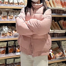 CC040-P88时尚温暖包容感防风防钻棉学院风纯色显白拼色棉服，男装棉衣，星座911-3