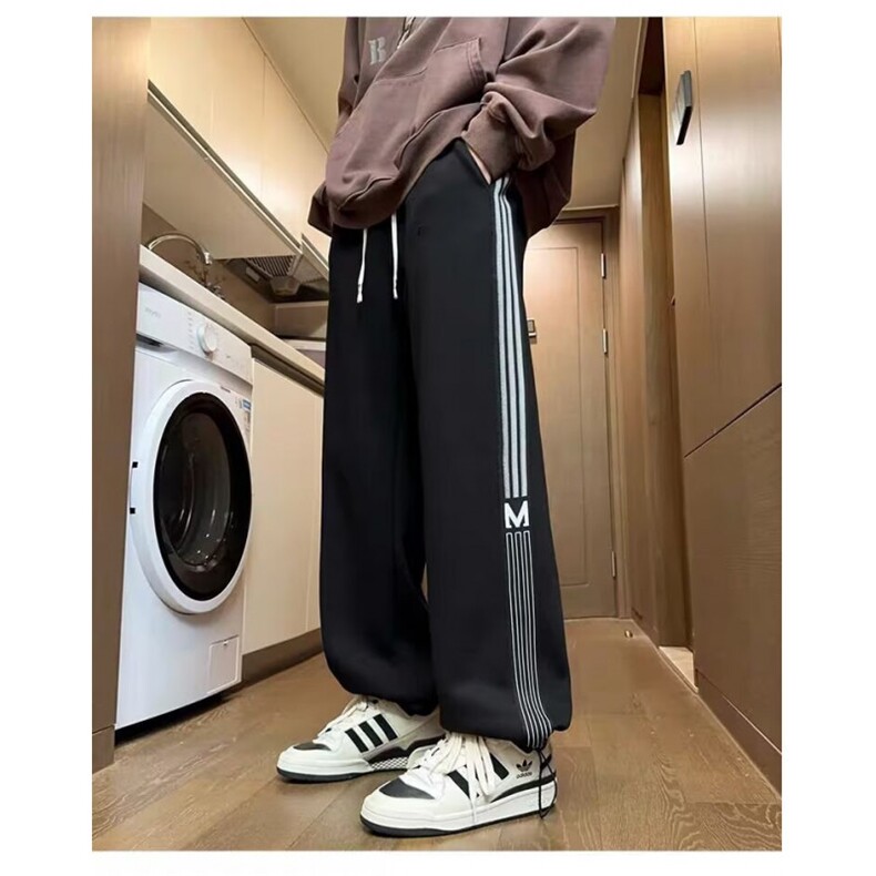 1506-1/X90171/P32冰丝裤子男秋季薄款直筒运动长裤男生潮流,女装休闲裤,星座1506-1