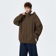 秋季新款现货连帽夹克男冲锋衣上衣外套DSA157B-JK7987-特P68，男装夹克，电商A157B
