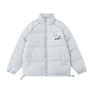 白底23冬季时尚百搭字母印花加厚羽绒服外套YR63003P225控298图片