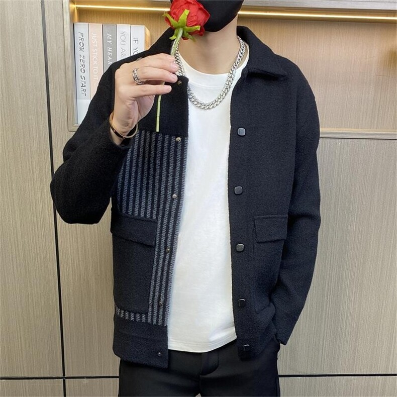 M3835-P90毛衣开衫男青年潮流针织衫外套秋冬韩版修身男士外套,男装针织衫/毛衣,电商D310B