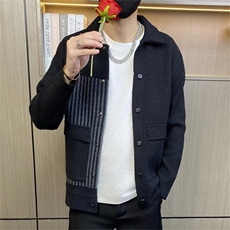 M3835-P90毛衣开衫男青年潮流针织衫外套秋冬韩版修身男士外套，男装针织衫/毛衣，电商D310B