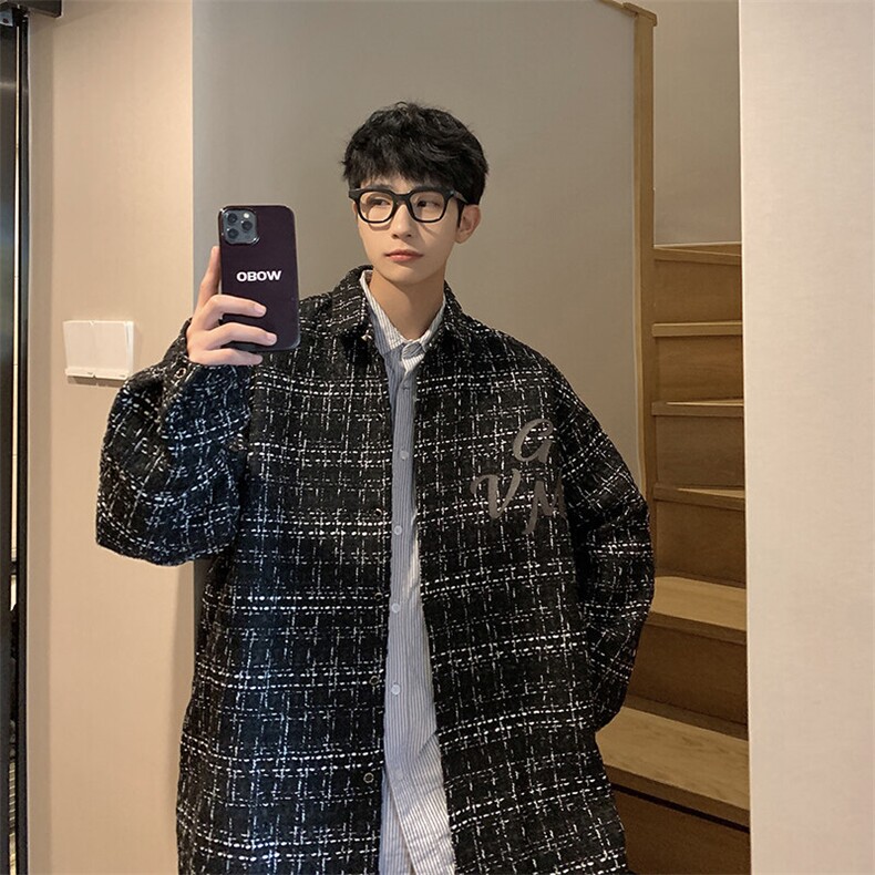 1港风小香风长袖夹克男大码M-5XL情侣潮夹克男CCS8019P45控68,男装夹克,星座226-2