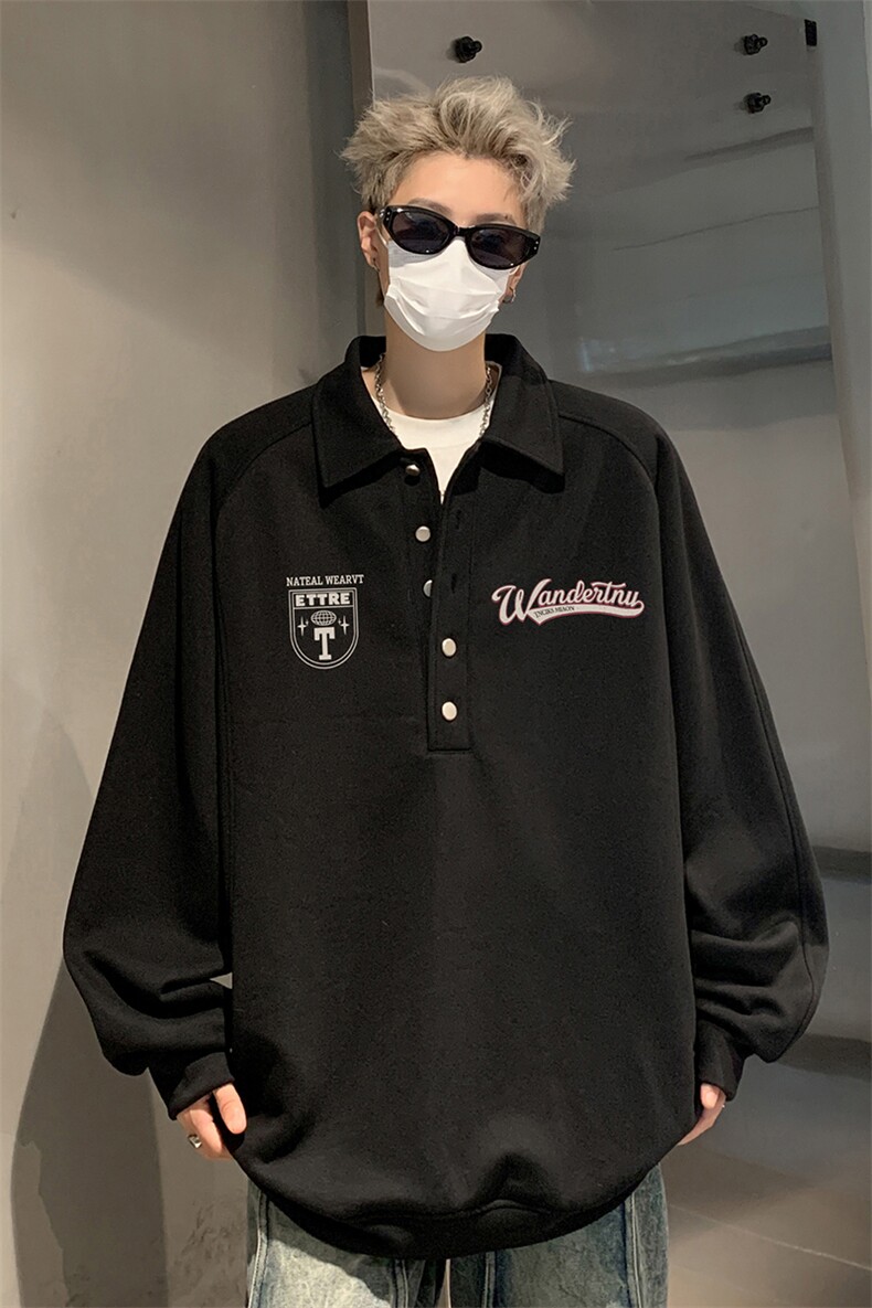 韩版男女同款秋装vibe半开衫卫衣新款潮流运动外套HY649TP50,女装短外套,电商A102B